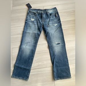 Buffalo David Bitton Distressed Blue Jeans.